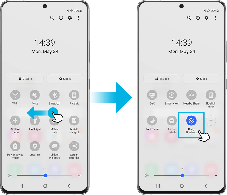 Samsung how to use bixby routines