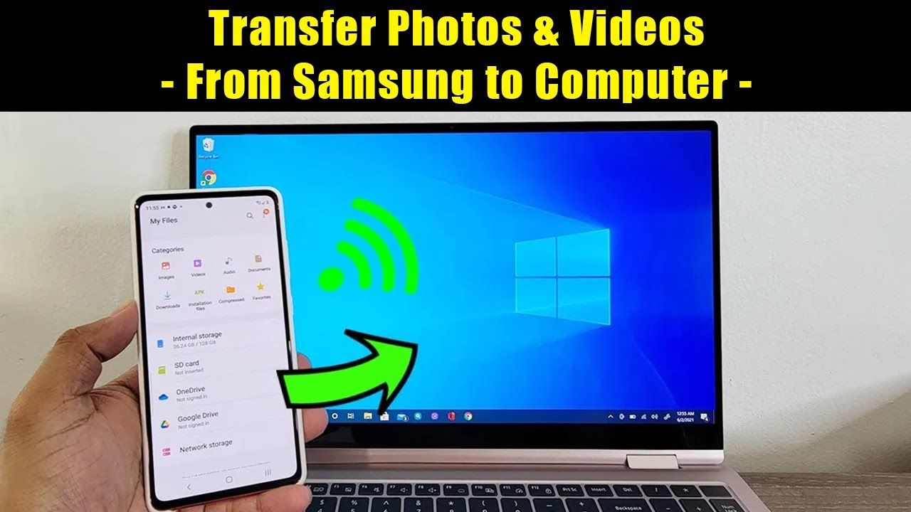 How to transfer samsung photos to pc without usb