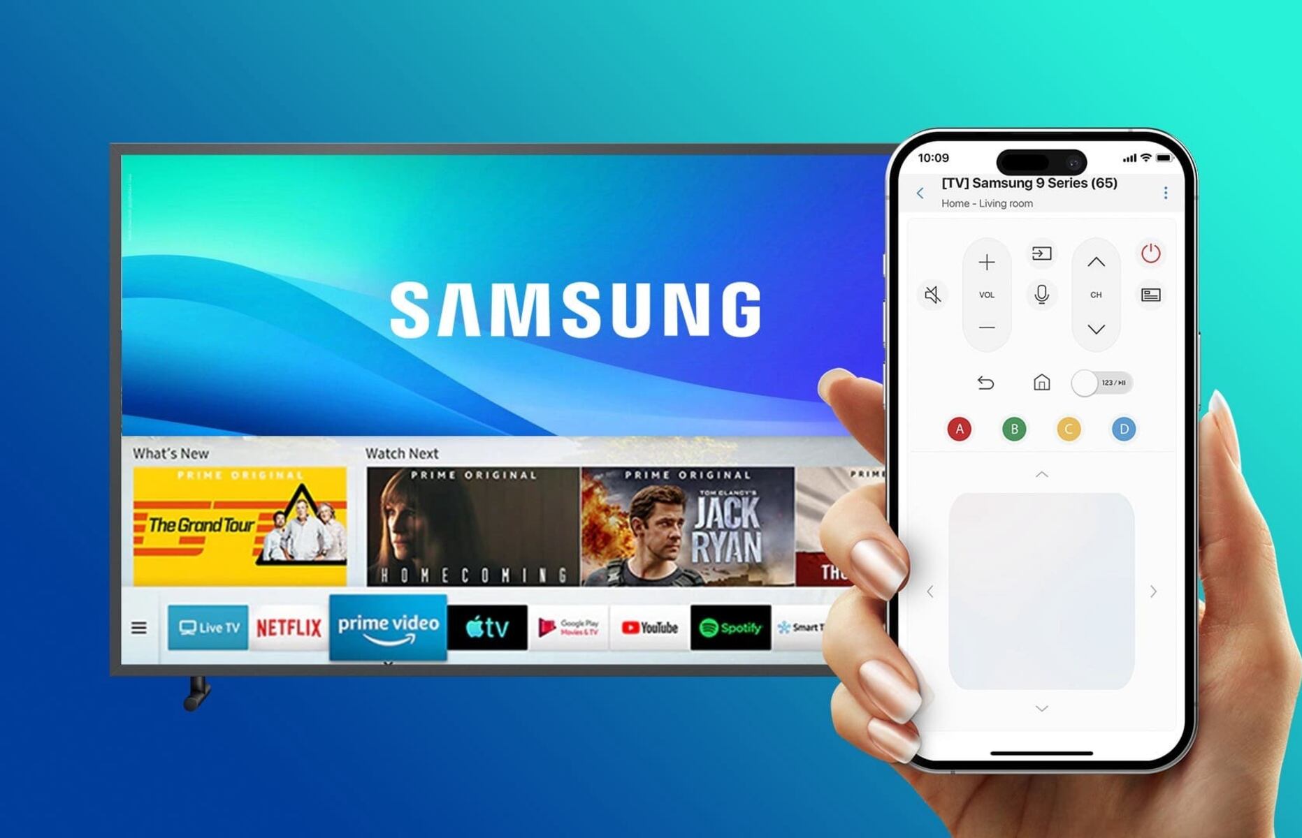 How to connect samsung phone to tv via smart view